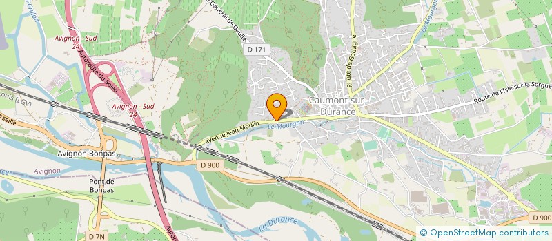 localisation de l'entreprise AMBULANCES COUSTELLET  CAUMONT-SUR-DURANCE