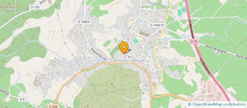localisation de l'entreprise AMBULANCES CRISTAL 34 à CLERMONT-L'HERAULT