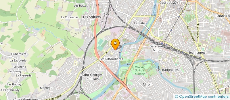 localisation de l'entreprise AMBULANCES CRONIER à LE MANS