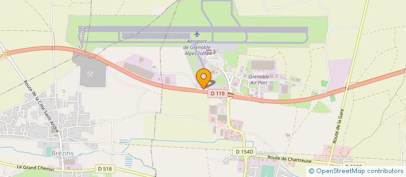 localisation de l'entreprise AMBULANCES CUMIN SARL  SAINT-ETIENNE-DE-SAINT-GEOIRS