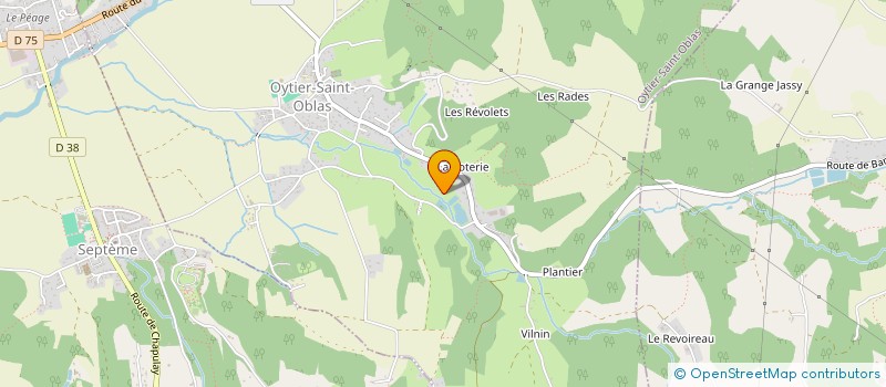 localisation de l'entreprise AMBULANCES D'HEYRIEUX  OYTIER-SAINT-OBLAS