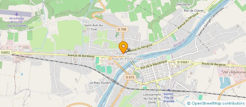 localisation de l'entreprise AMBULANCES DAL MAS  PORT-SAINTE-FOY-ET-PONCHAPT