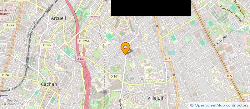 localisation de l'entreprise AMBULANCES DAUPHINS à VILLEJUIF