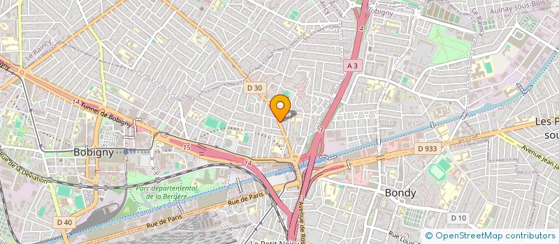 localisation de l'entreprise AMBULANCES DE BOBIGNY  BOBIGNY