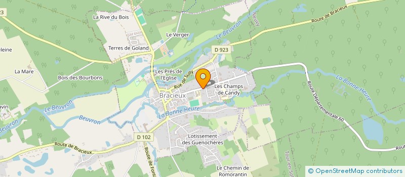 localisation de l'entreprise AMBULANCES DE BRACIEUX  BRACIEUX