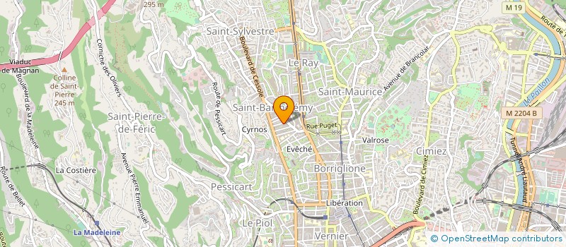 localisation de l'entreprise AMBULANCES DE CESSOLE à NICE