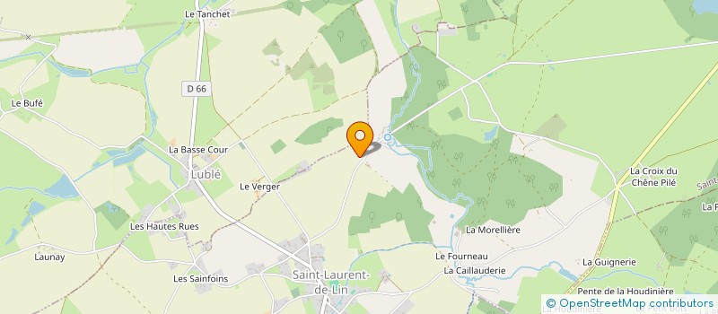 localisation de l'entreprise AMBULANCES DE CHATEAU LA VALLIERE  CHATEAU-LA-VALLIERE