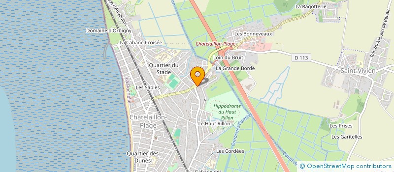 localisation de l'entreprise AMBULANCES DE CHATEL à CHATELAILLON-PLAGE