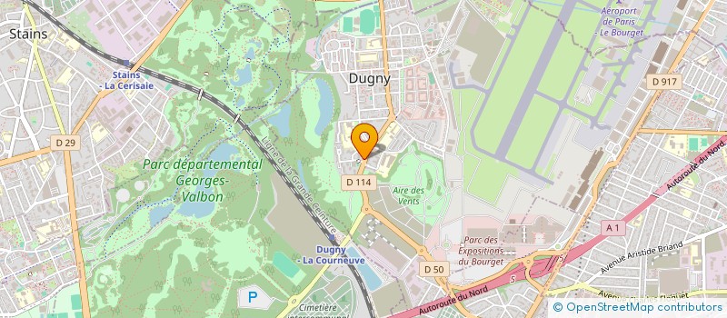 localisation de l'entreprise AMBULANCES DE DUGNY  DUGNY