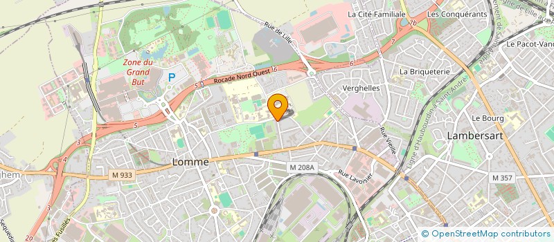 localisation de l'entreprise AMBULANCES DE FRANCE III à LILLE
