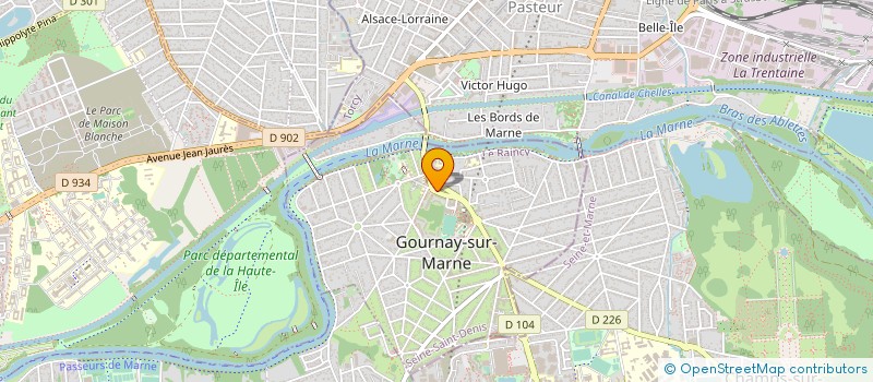 localisation de l'entreprise AMBULANCES DE GOURNAY à GOURNAY-SUR-MARNE