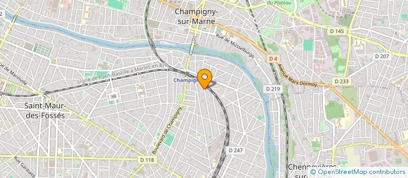 localisation de l'entreprise AMBULANCES DE L'ARC à SAINT-MAUR-DES-FOSSES