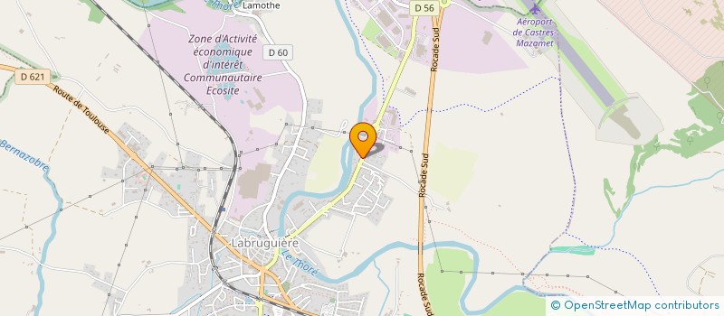 localisation de l'entreprise AMBULANCES DE L'AUTAN 81  LABRUGUIERE