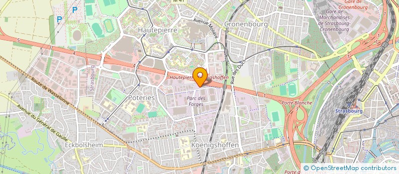 localisation de l'entreprise AMBULANCES DE L'ORANGERIE ET DU NEUDORF SOCIETE NOUVELLE à STRASBOURG