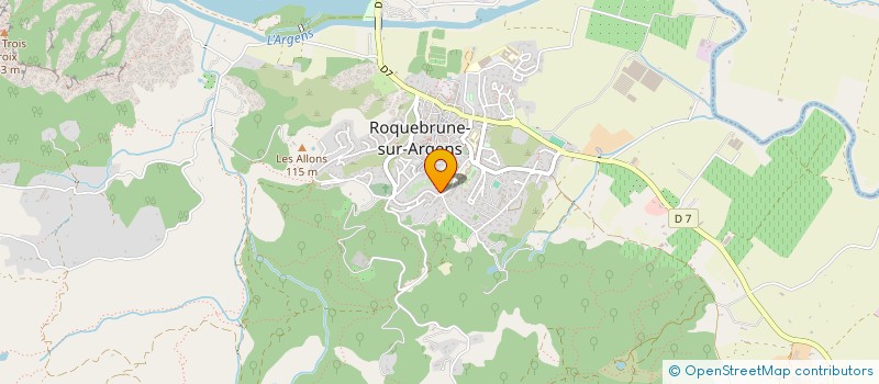localisation de l'entreprise AMBULANCES DE LA BOUVERIE  ROQUEBRUNE-SUR-ARGENS