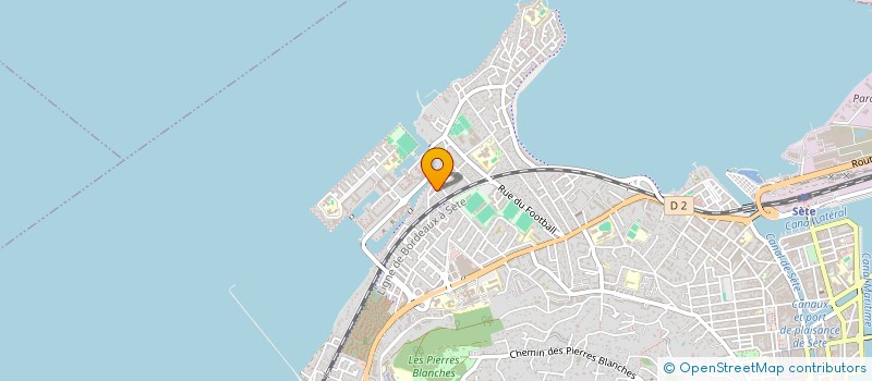 localisation de l'entreprise AMBULANCES DE LA CORNICHE à SETE