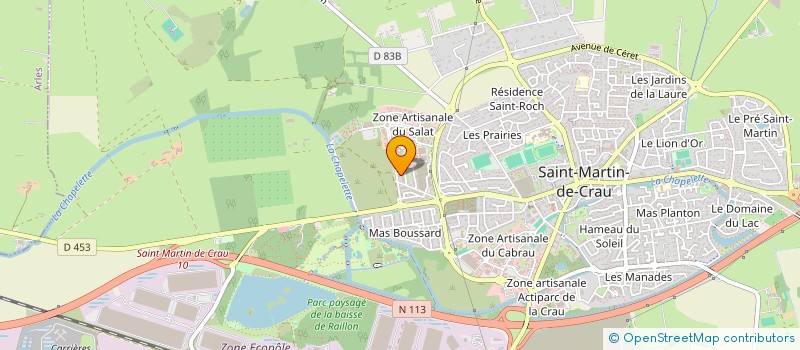 localisation de l'entreprise AMBULANCES DE LA CRAU TAXIS à SAINT-MARTIN-DE-CRAU