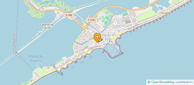 localisation de l'entreprise AMBULANCES DE LA MER à LATTES
