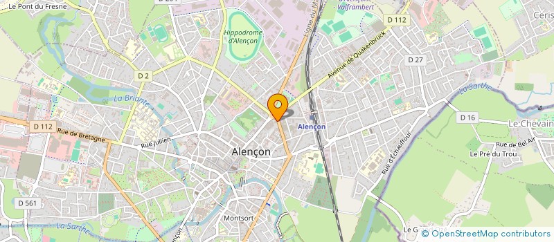 localisation de l'entreprise AMBULANCES DE LA PYRAMIDE à ALENCON