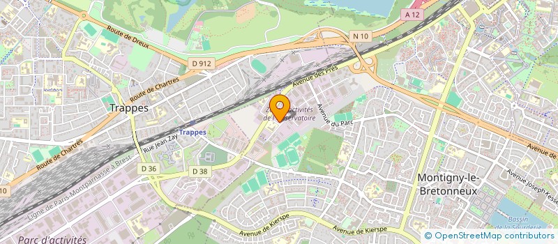 localisation de l'entreprise AMBULANCES DE LA SEINE à MONTIGNY-LE-BRETONNEUX
