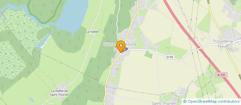 localisation de l'entreprise AMBULANCES DE LA SEINE à SAINTE-OPPORTUNE-LA-MARE