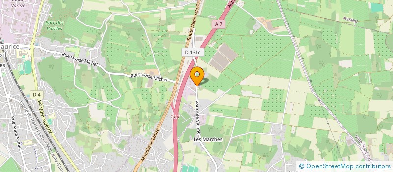 localisation de l'entreprise AMBULANCES DE LA VALLEE MEDIC'SECOURS  CLONAS-SUR-VAREZE