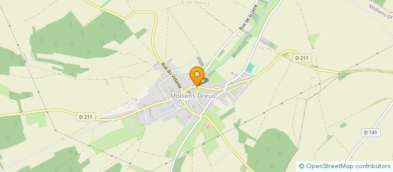 localisation de l'entreprise AMBULANCES DE MOLLIENS-DREUIL  MOLLIENS-DREUIL