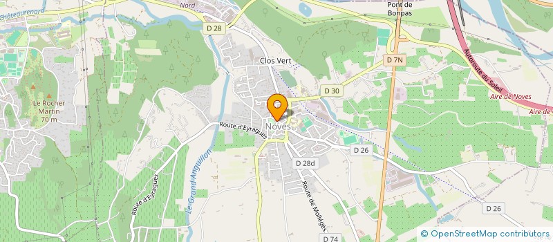 localisation de l'entreprise AMBULANCES DE NOVES  NOVES