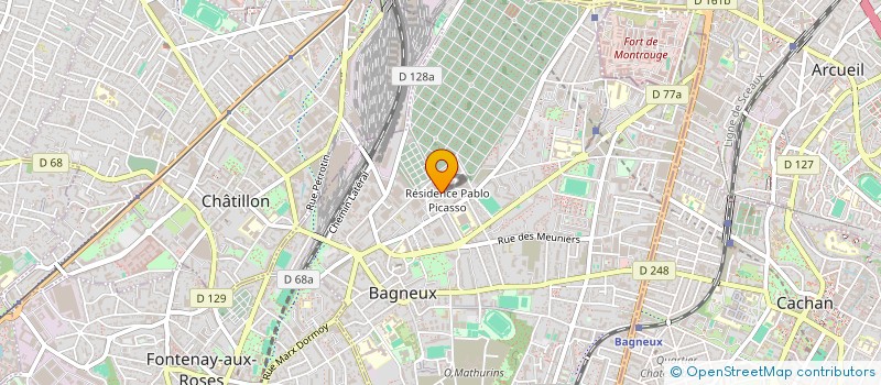 localisation de l'entreprise AMBULANCES DE NUIT à BAGNEUX
