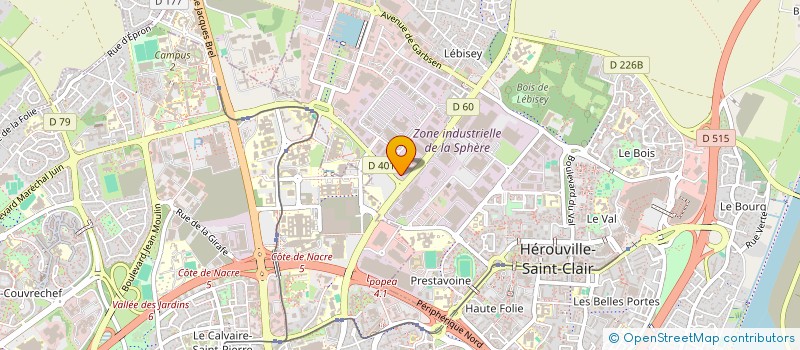 localisation de l'entreprise AMBULANCES DE NUIT  HEROUVILLE-SAINT-CLAIR