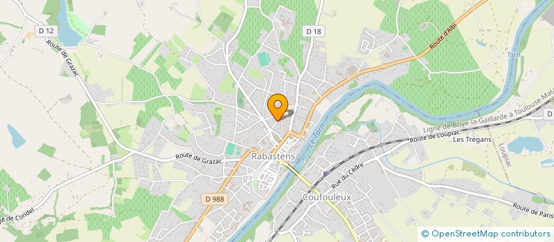 localisation de l'entreprise AMBULANCES DE RABASTENS  RABASTENS