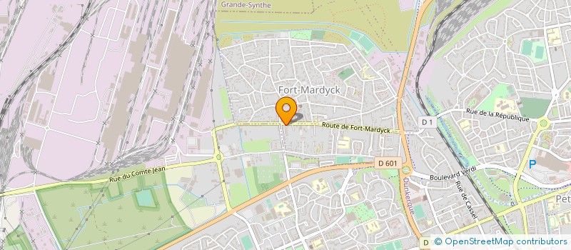 localisation de l'entreprise AMBULANCES DECAE à DUNKERQUE