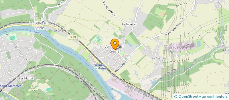 localisation de l'entreprise AMBULANCES DELAHAYS à VERNOU-LA-CELLE-SUR-SEIN