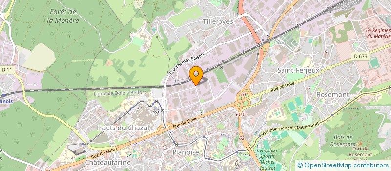 localisation de l'entreprise AMBULANCES DEMONET LAURENT  BESANCON