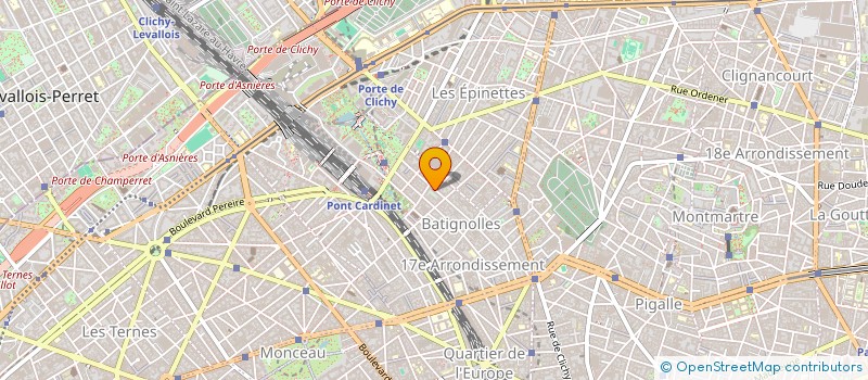 localisation de l'entreprise AMBULANCES DES BATIGNOLLES à PARIS