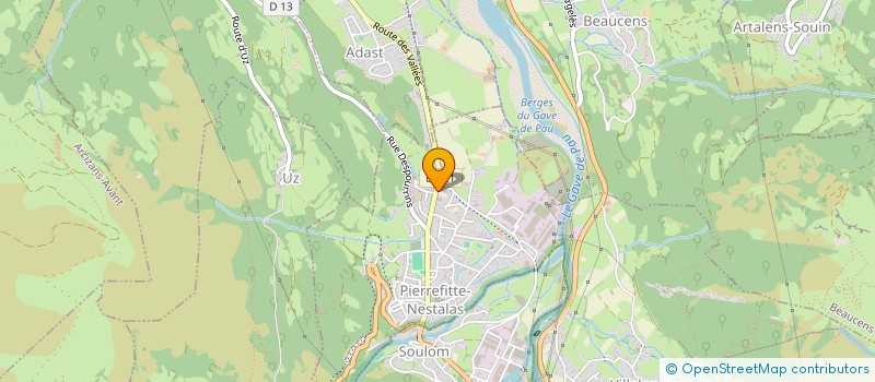 localisation de l'entreprise AMBULANCES DES CIMES  PIERREFITTE-NESTALAS