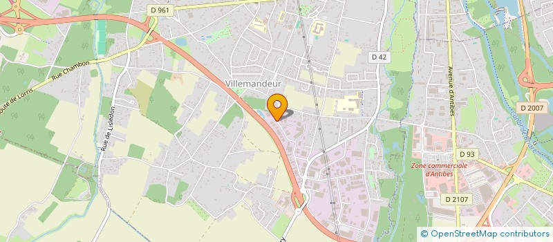 localisation de l'entreprise AMBULANCES DES DEUX LIONS à VILLEMANDEUR