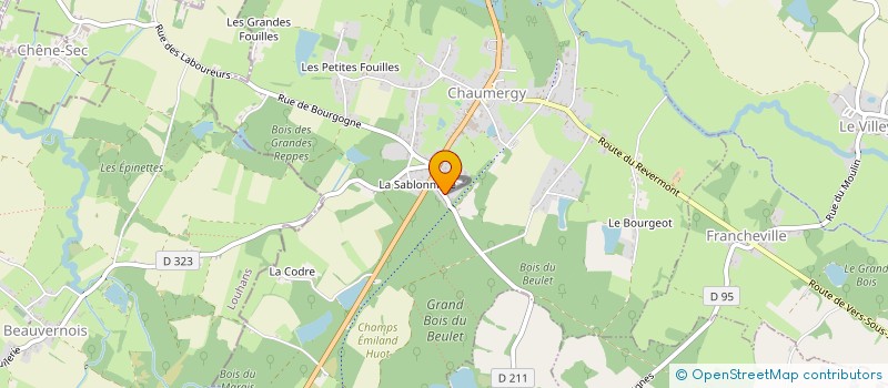 localisation de l'entreprise AMBULANCES DES ETANGS  FRANCHEVILLE