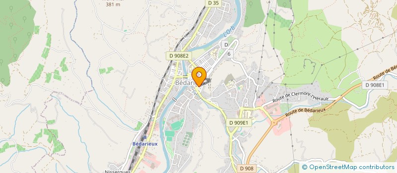 localisation de l'entreprise AMBULANCES DES HAUTS CANTONS à BEDARIEUX