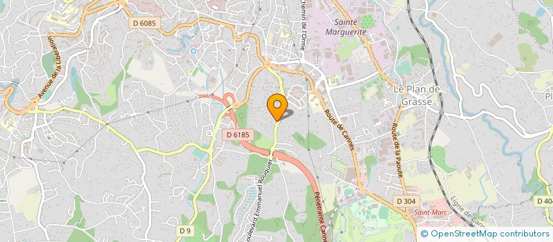 localisation de l'entreprise AMBULANCES DES JASMINS à GRASSE