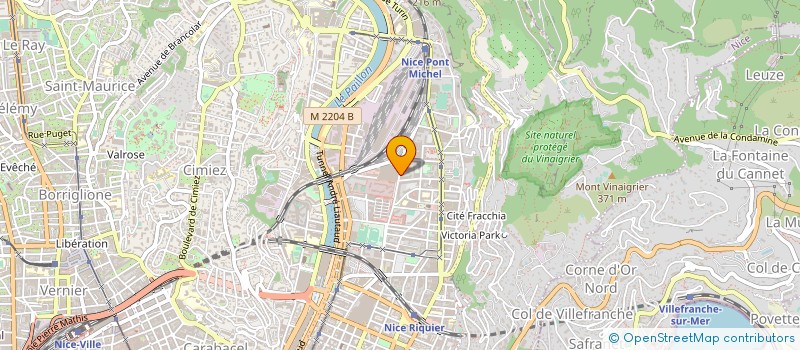 localisation de l'entreprise AMBULANCES DES MERS à NICE
