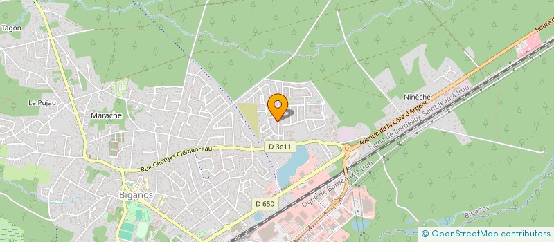 localisation de l'entreprise AMBULANCES DES PINS à BIGANOS