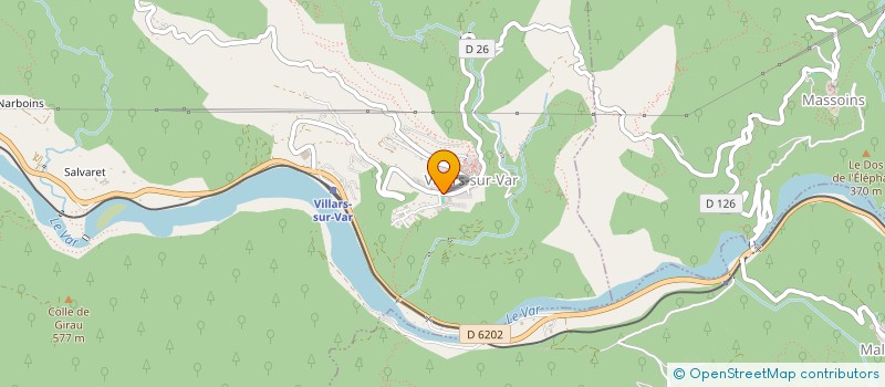 localisation de l'entreprise AMBULANCES DES VALLEES 2 à VILLARS-SUR-VAR