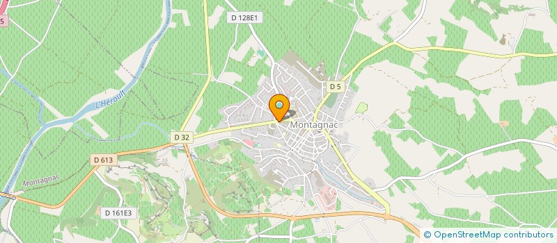 localisation de l'entreprise AMBULANCES DESMAS à MONTAGNAC
