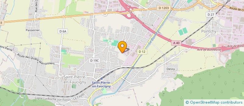 localisation de l'entreprise AMBULANCES DHERBEY  SAINT-PIERRE-EN-FAUCIGNY