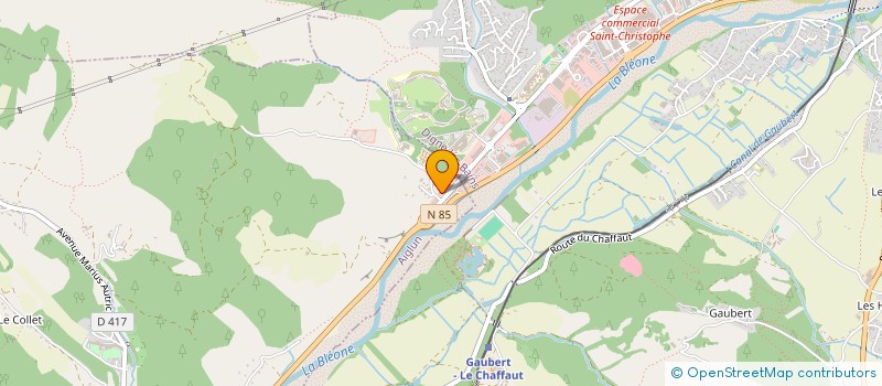 localisation de l'entreprise AMBULANCES DIGNOISES à AIGLUN