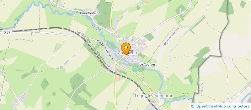 localisation de l'entreprise AMBULANCES DIZY à AUBENTON