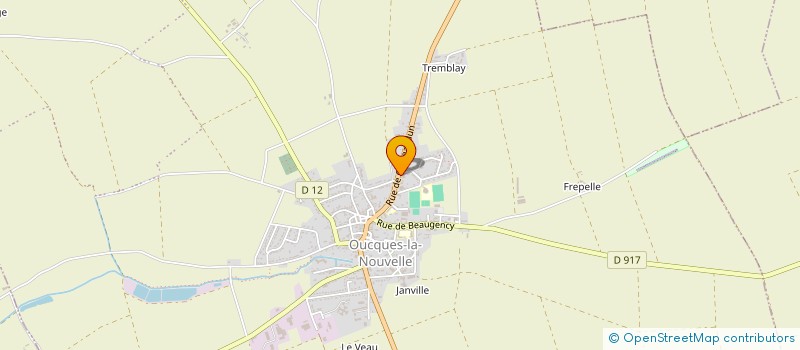 localisation de l'entreprise AMBULANCES DORE OUCQUES  OUCQUES LA NOUVELLE