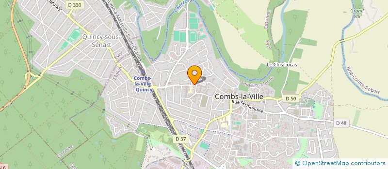 localisation de l'entreprise AMBULANCES DSM  COMBS-LA-VILLE