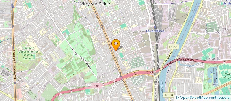 localisation de l'entreprise AMBULANCES DU CHATEAU à VITRY-SUR-SEINE
